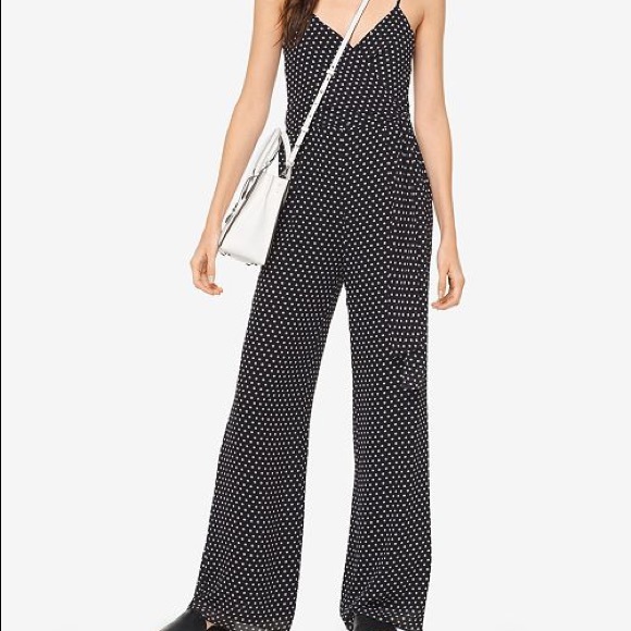 michael kors polka dot jumpsuit